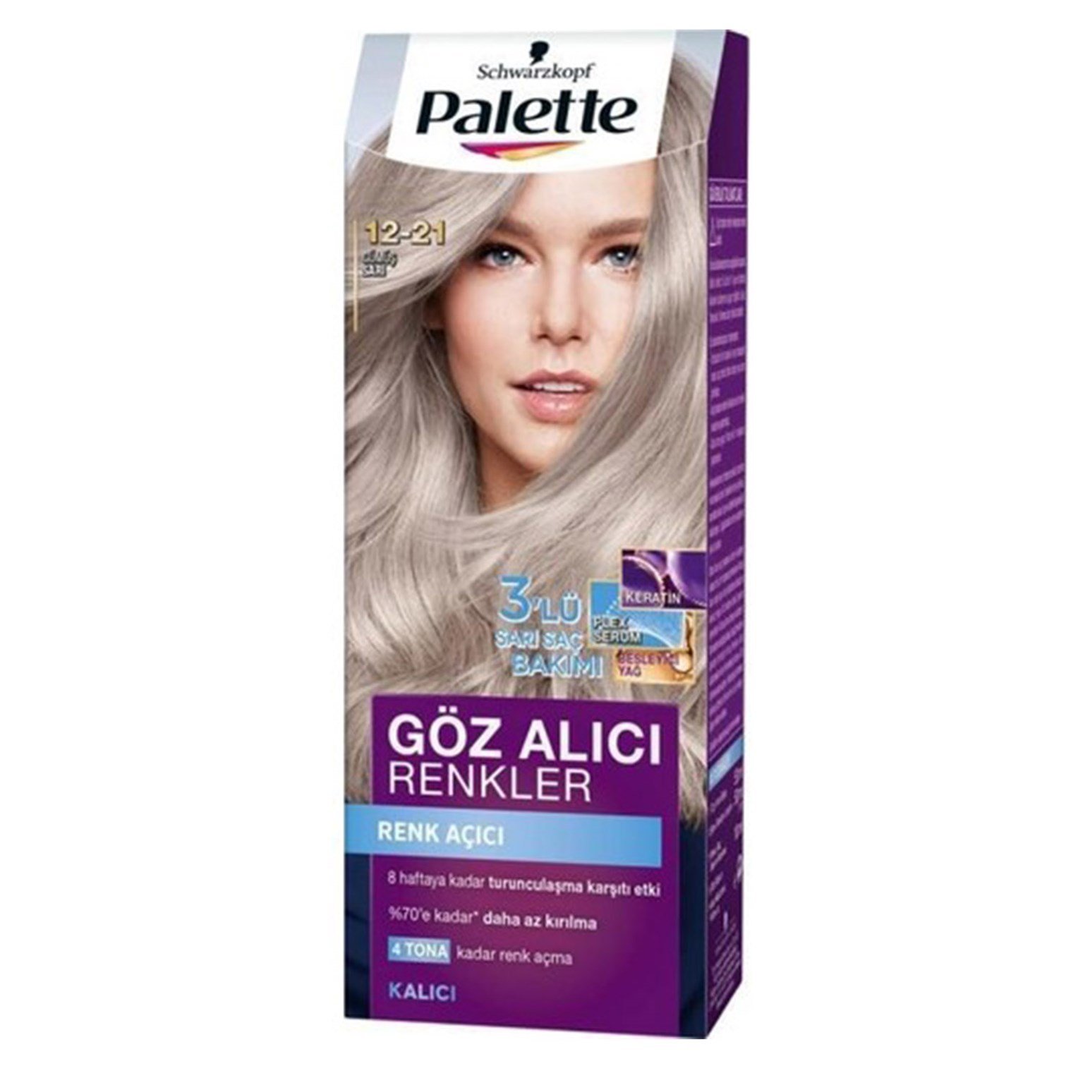 Palette Icc Saç Boyası Gümüş Sarısı 12-21