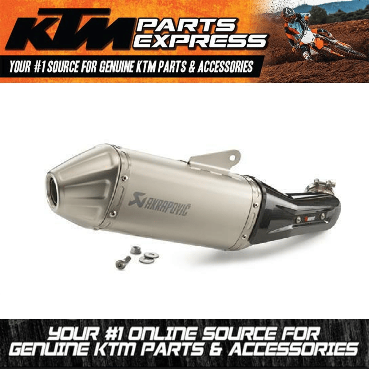 KTM ADVENUTRE 250 AKRAPOVIC EGZOZ