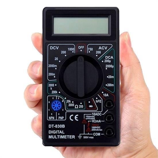 BUFFER® Digital Avometer Multimeter Measuring Instrument Current Voltage  Resistance Meter