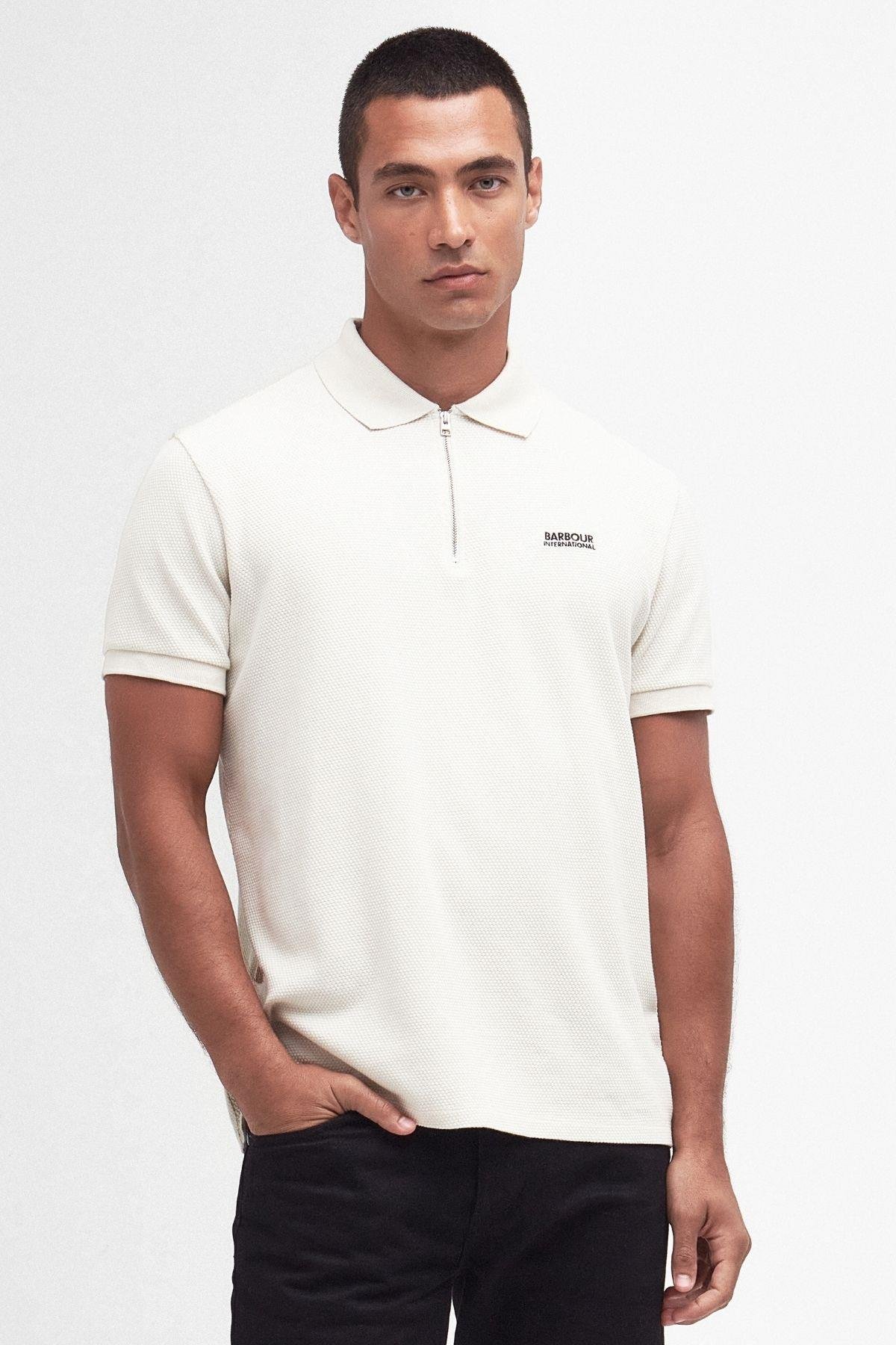 B.Intl Albury Short Sleeve Polo Yaka CR11 Dove Grey