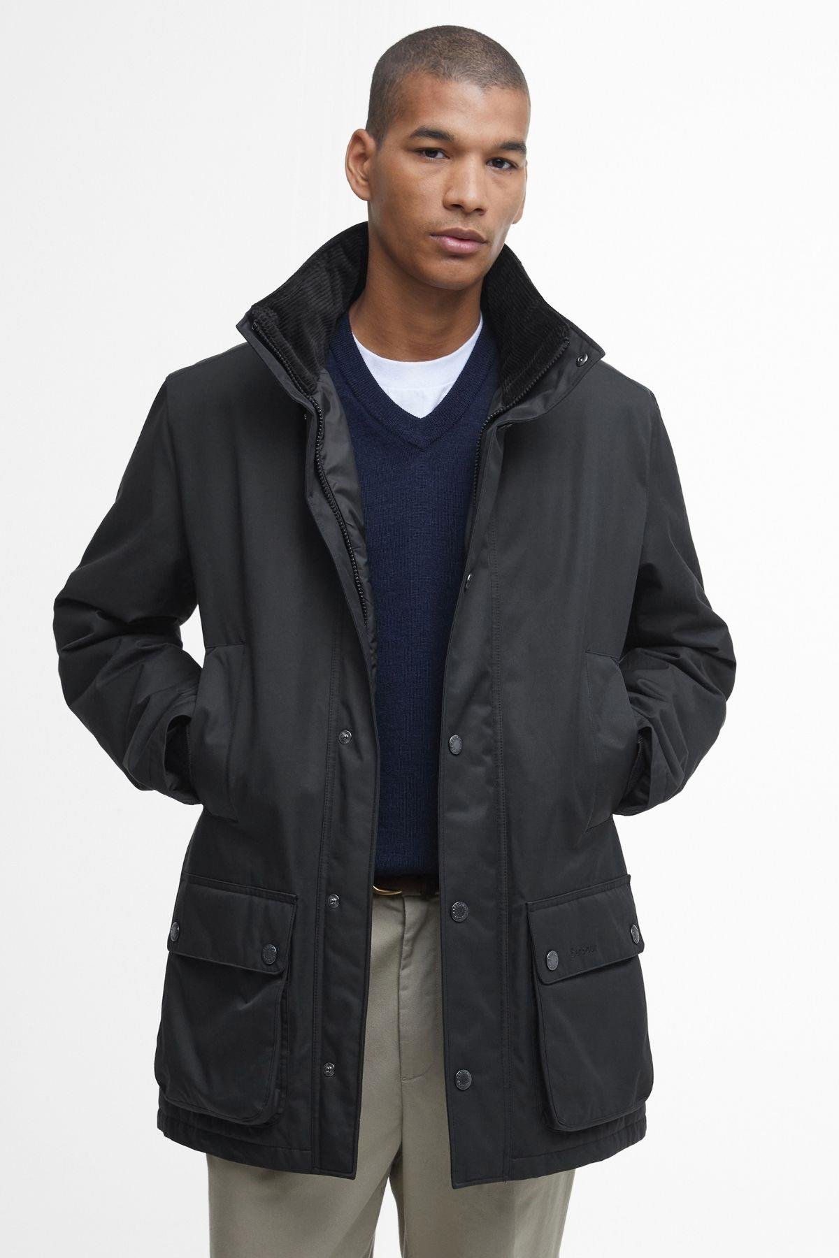 Barbour Border ブラック Barbour Border Showerproof Ceket BK11 Black