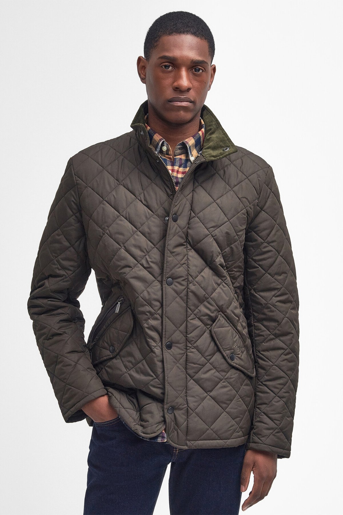 Barbour Chelsea Kapitone Ceket OL51 Olive