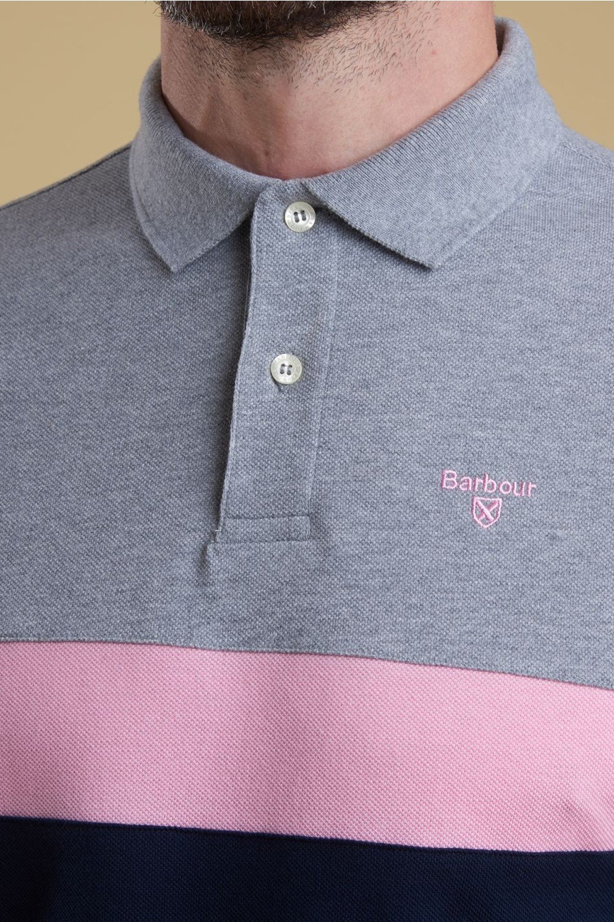 Barbour Gill Panel Polo NY31 Navy