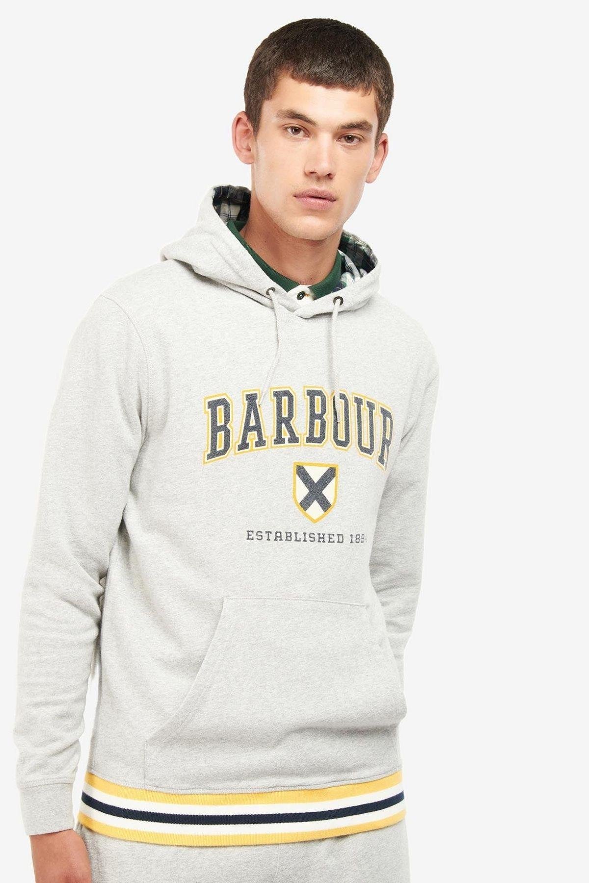 Barbour sweatshirt grey sale