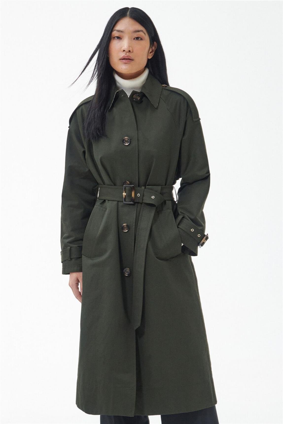 Barbour Marie Showerproof Ceket SG51 Sage-Ancient Poplar