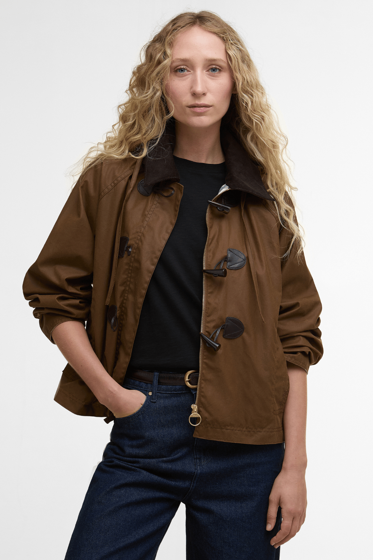 Barbour Myra Yağlı Ceket BR31 Bark-Hessian Tartan