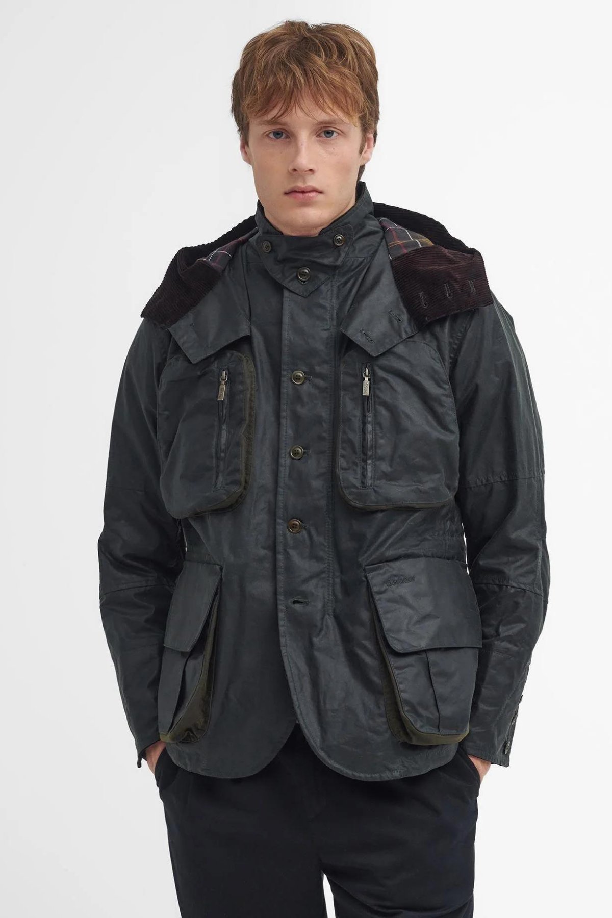 Barbour x TO KI TO Outland Yağlı Ceket SG91 Sage