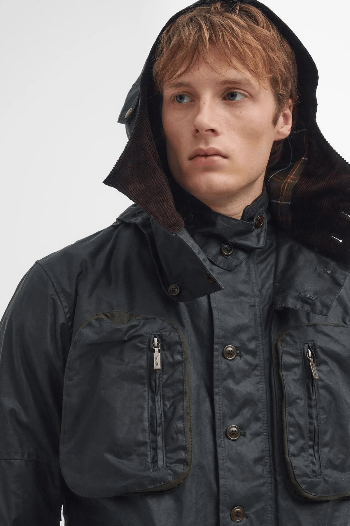 Barbour x TO KI TO Outland Yağlı Ceket SG91 Sage