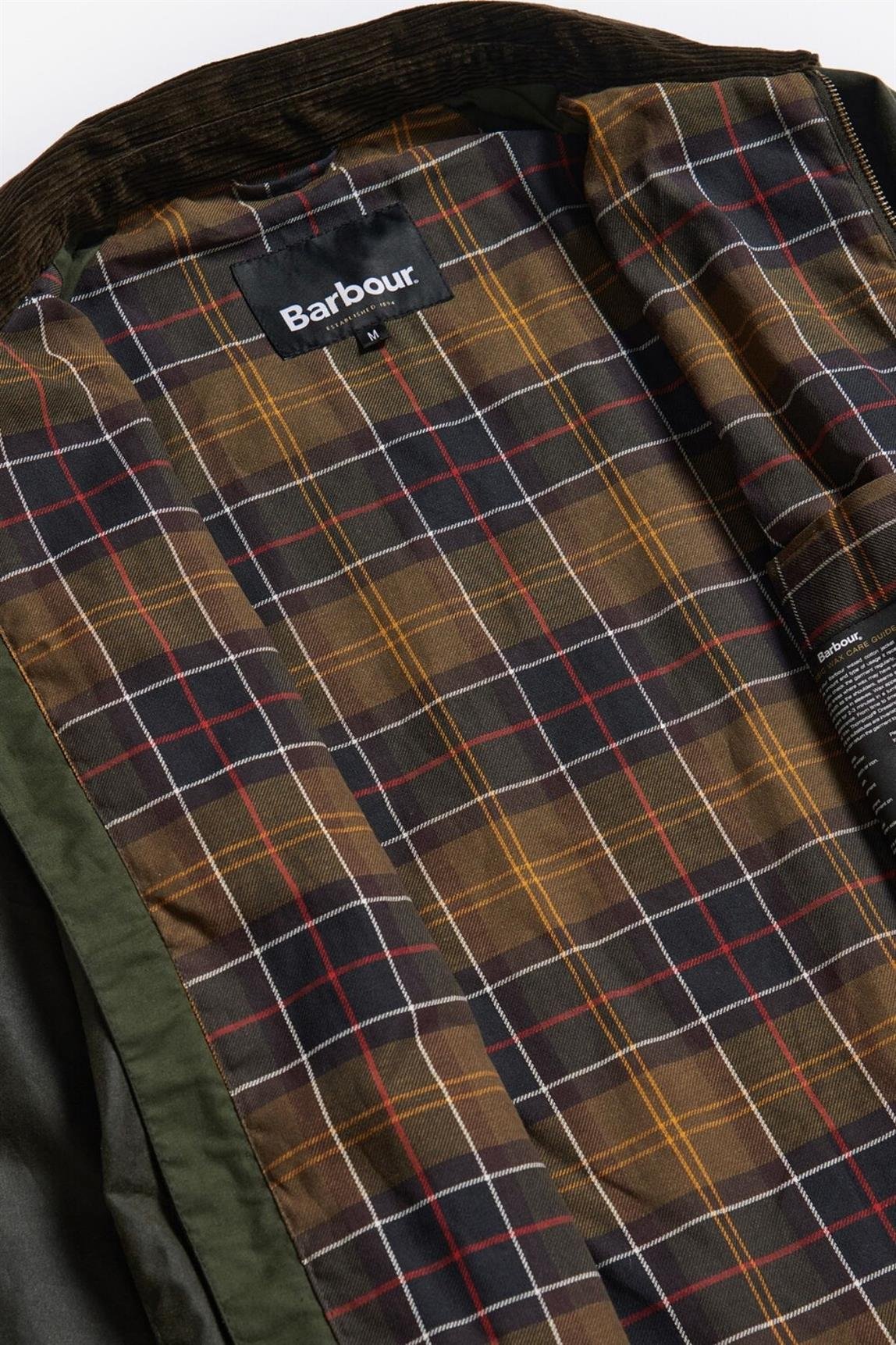 Barbour Short Bedale Yağlı Ceket OL52 Fern