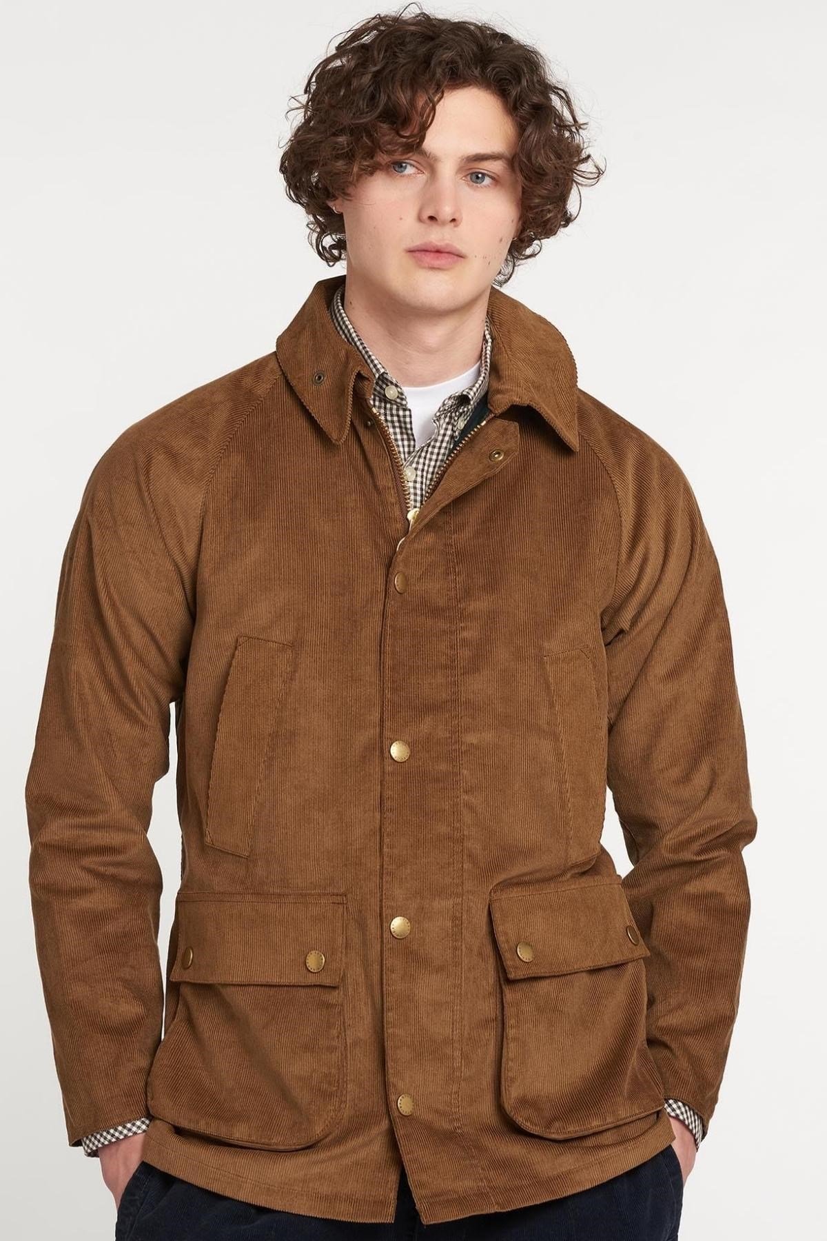Barbour SL Cord Bedale Casual Ceket BE53 Beige/Midnight