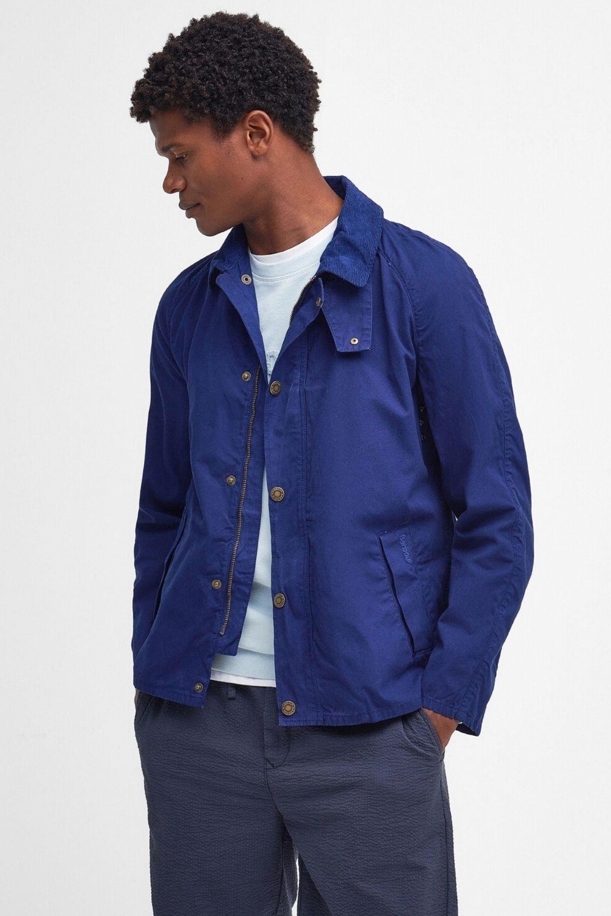 【Barbour】ダークネイビー ジャケット Barbour Bedale Yağlı Ceket NY91 Navy