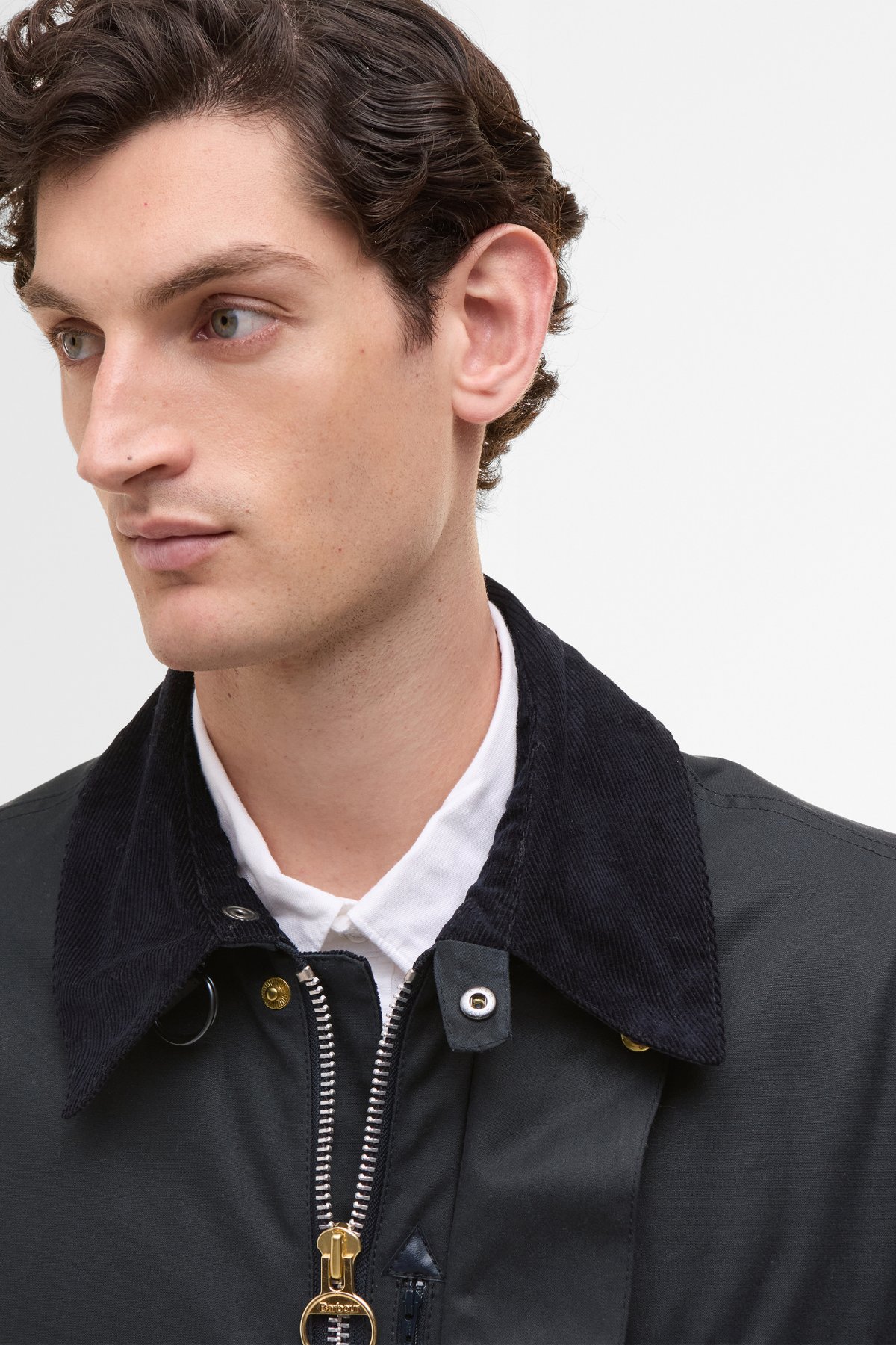 Barbour x Paul Smith Beeston Yağlı Ceket NY51 Navy