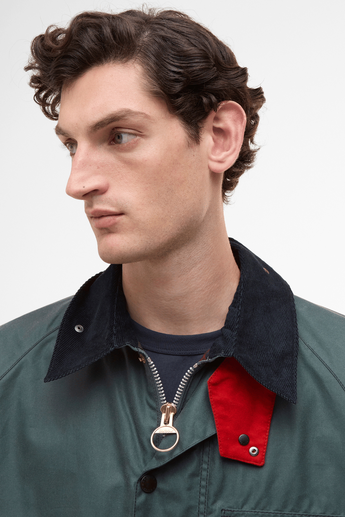 Barbour x Paul Smith Transport Yağlı Ceket GY91 Dark Slate