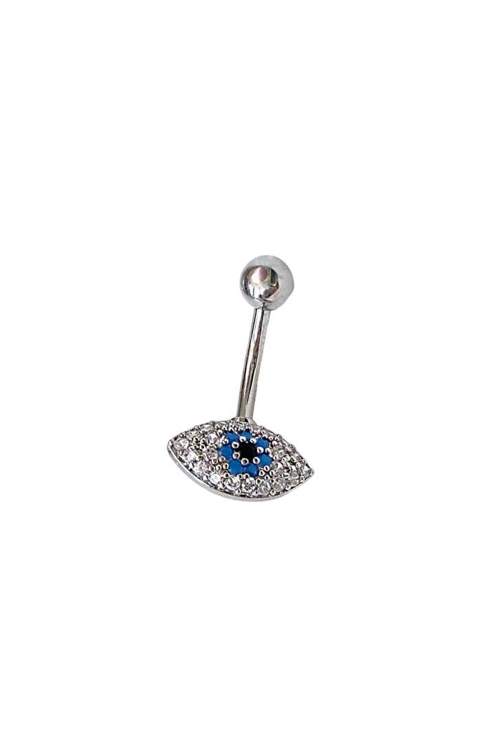 Takistir Jewelry Surgical Stainless Steel Eye Figured Stone