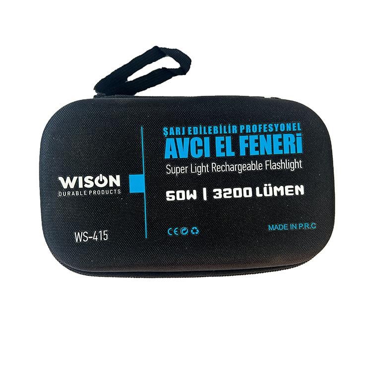Wison WS-415 3200 Lümen Profesyonel Şarjlı El Feneri