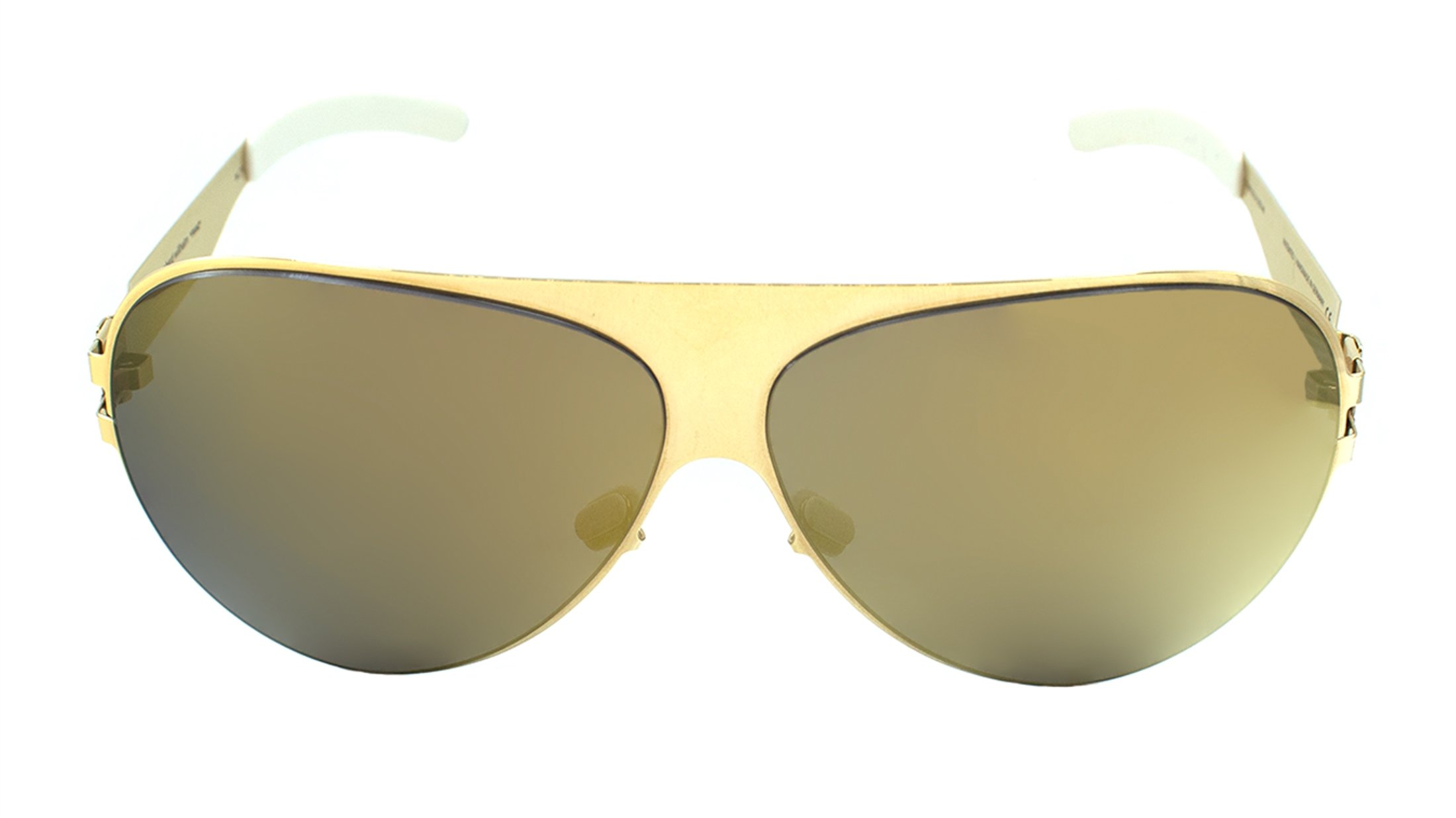 MYKITA FRANZ F9-GOLD 64 Unisex GOLD Damla Çerçeve GÜNEŞ GÖZLÜĞÜ