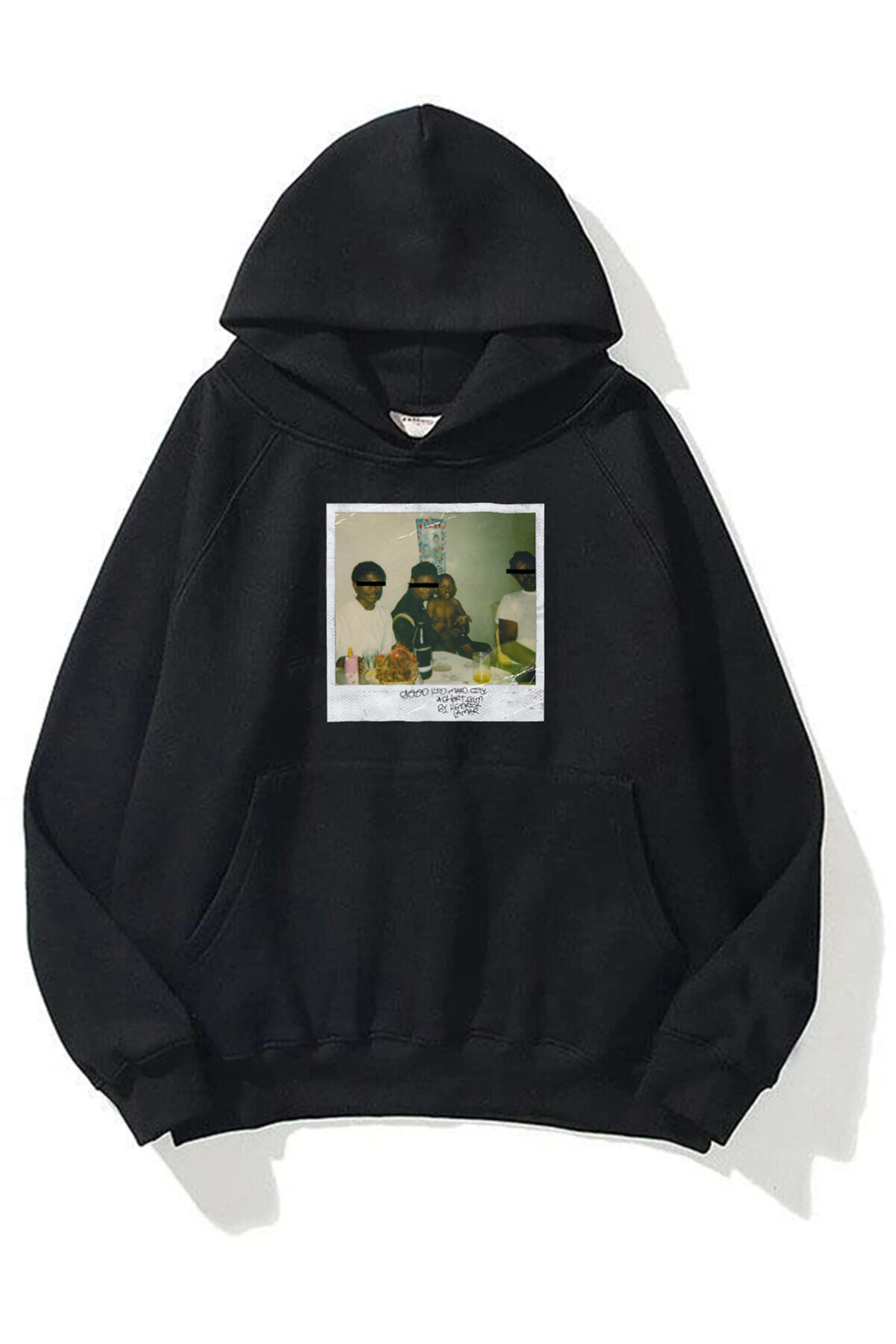 Trendiz Unisex Kendrick Lamar m.A.A.d City Siyah Sweatshirt Hoodie