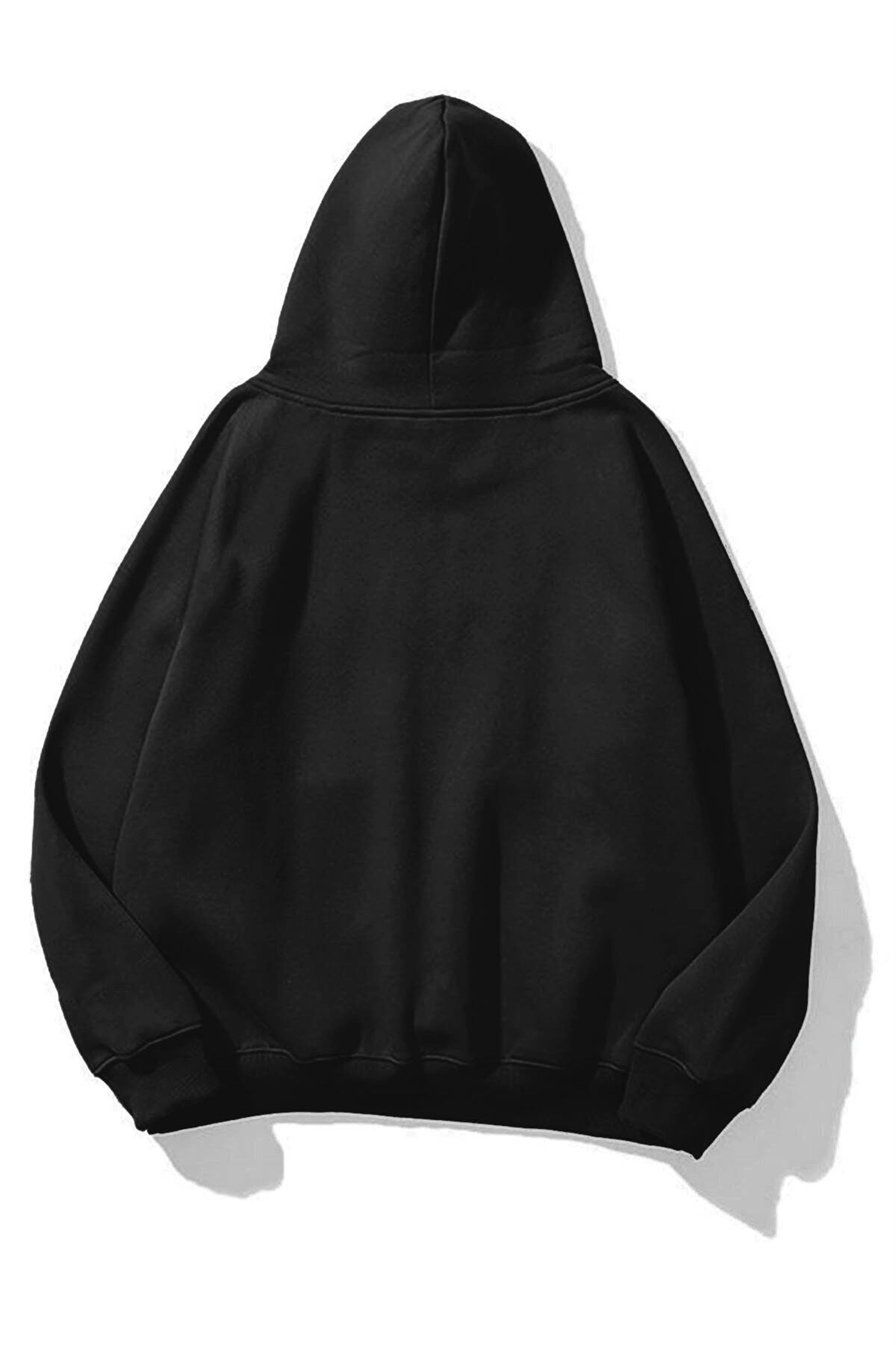 Trendiz Unisex Lost in Space Sweatshirt Hoodie Siyah