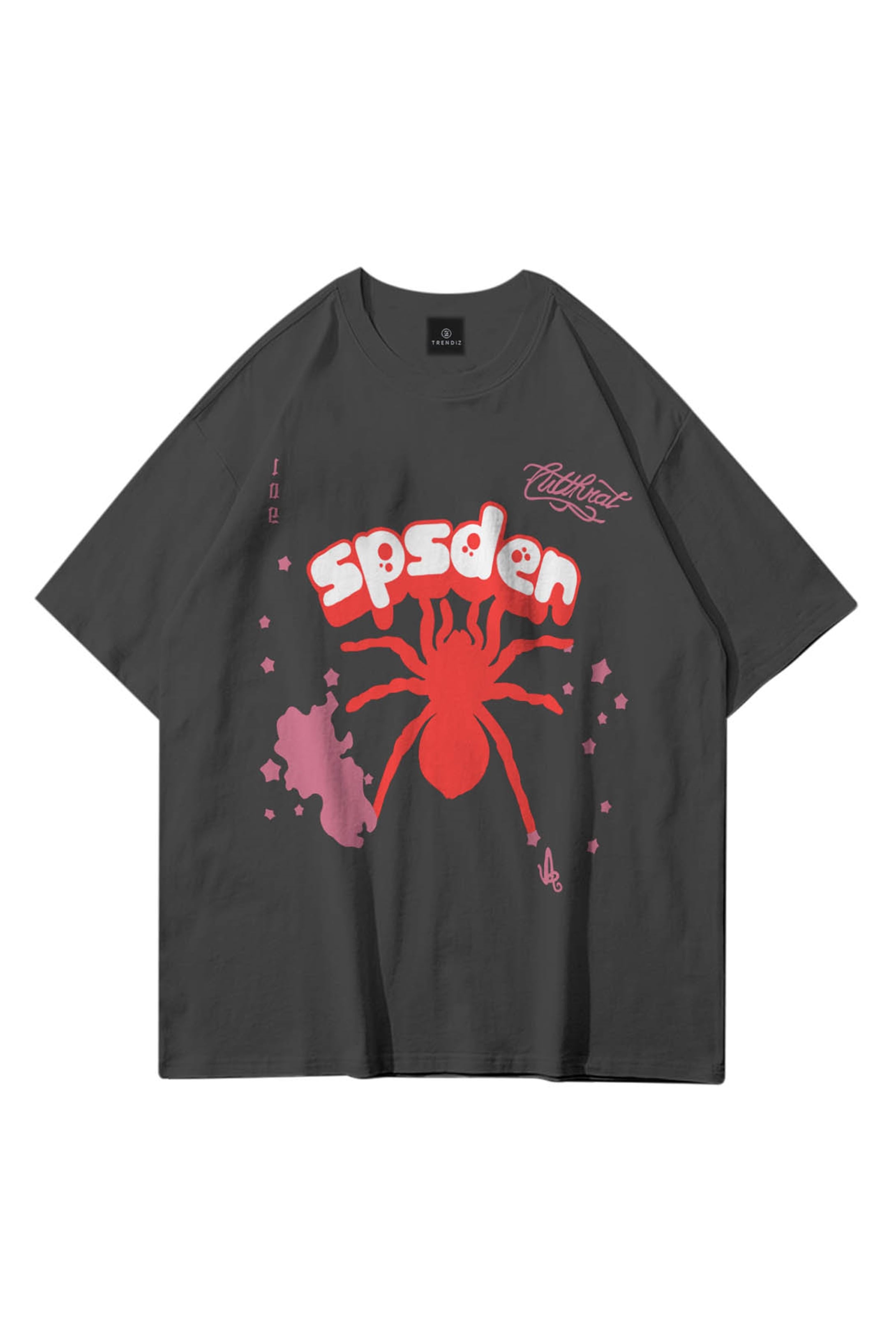 Trendiz Unisex Sp5der Antrasit Tshirt - Trendiz