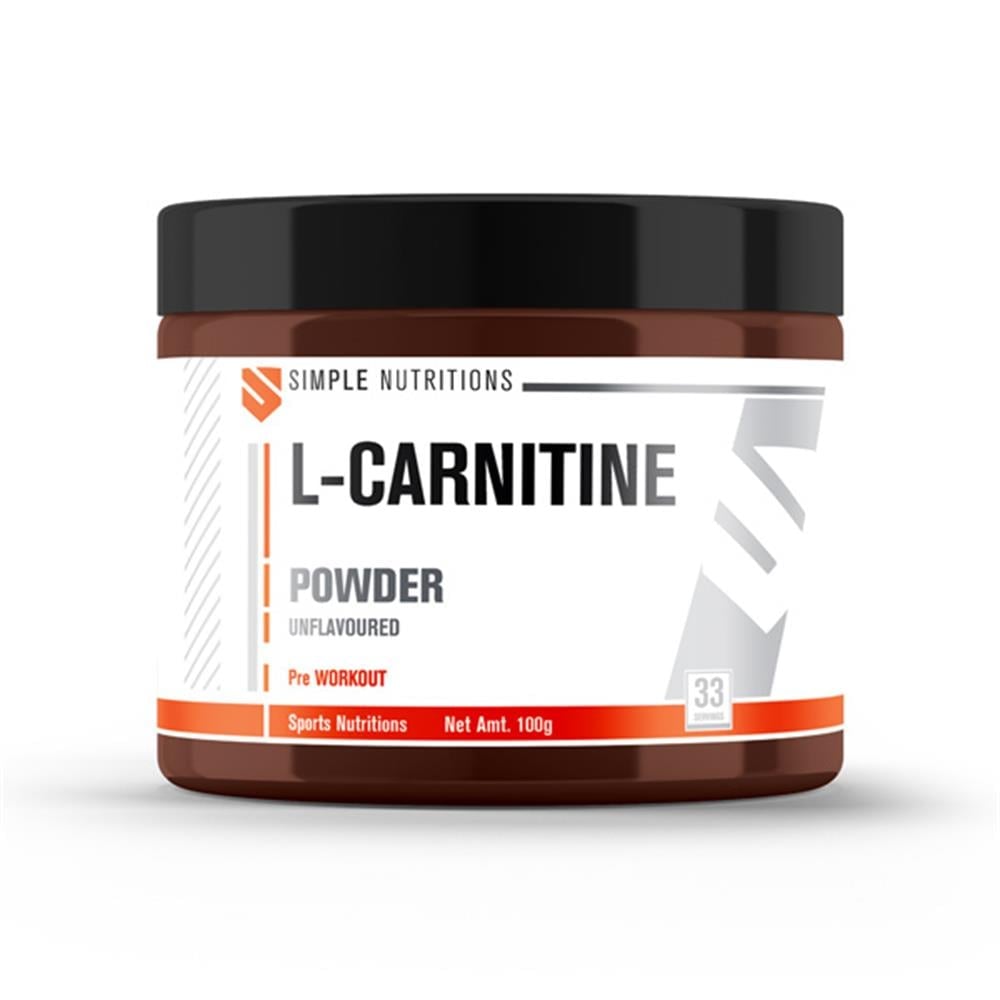 l carnitine liver health Simple Nutritions L-Carnitine Unflavoured 100 gr (33 Servis)