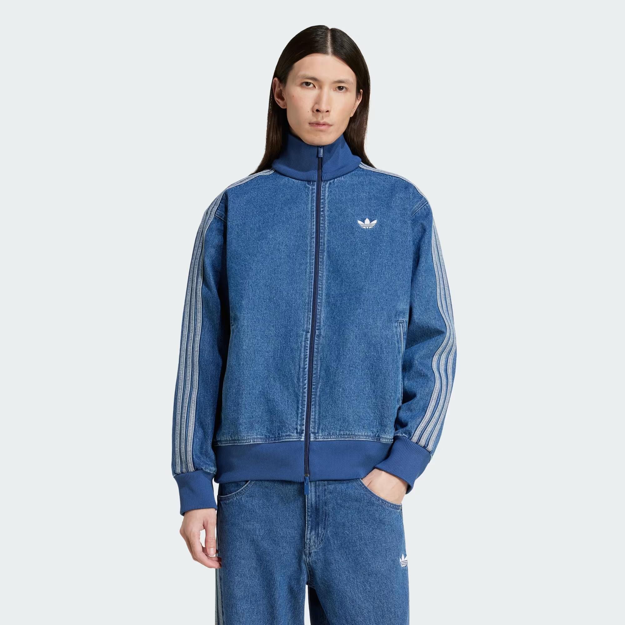 adidas Adicolor Denim Firebird Erkek Sweatshirt JC6233 | Dalkılıç Spor