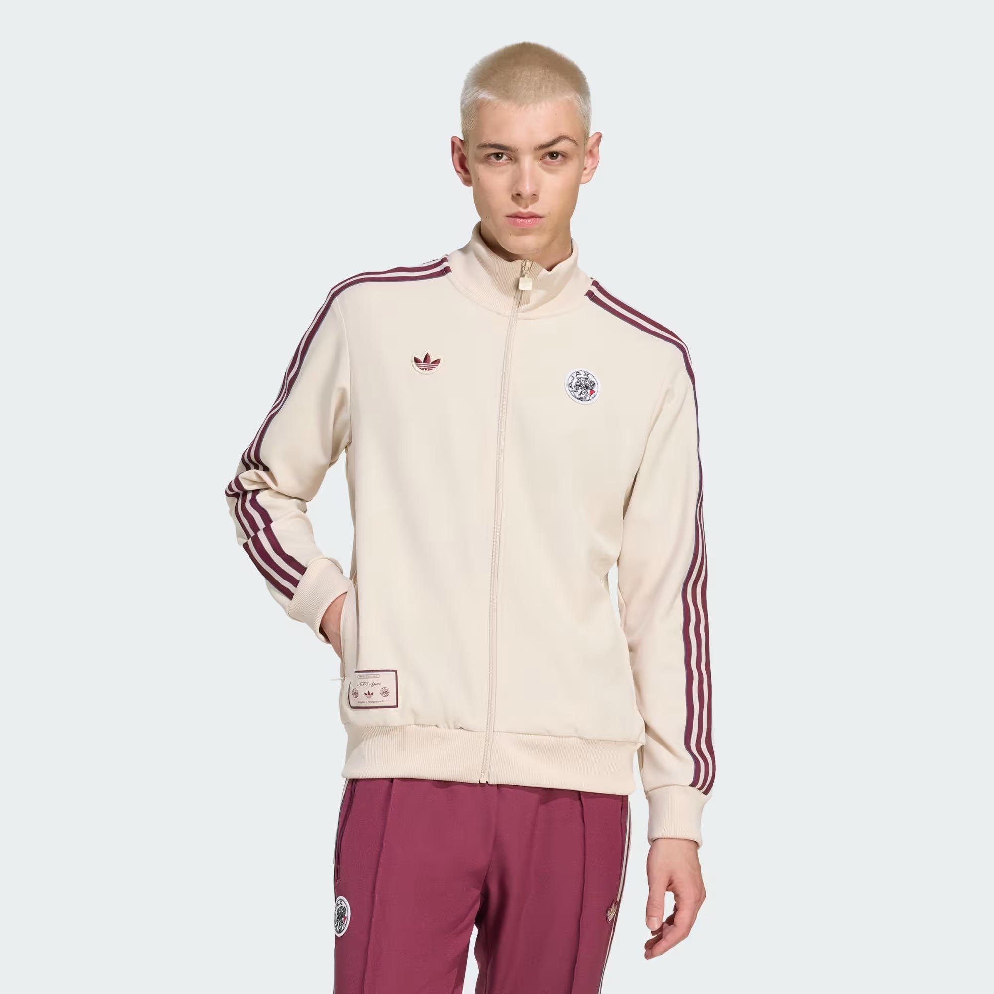 ajax様 adidas Ajax Amsterdam Terrace Icons Erkek Sweatshirt JM7347