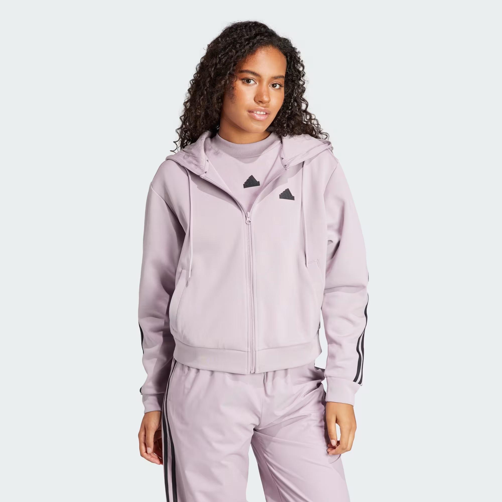 adidas Future Icons 3-Stripes Full-Zip Kadın Sweatshirt IS3681