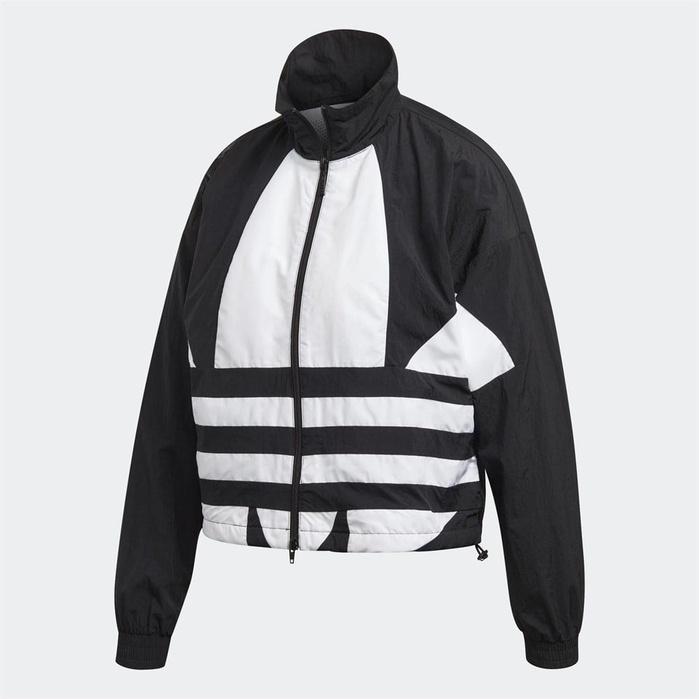 Adidas large sales logo jacket