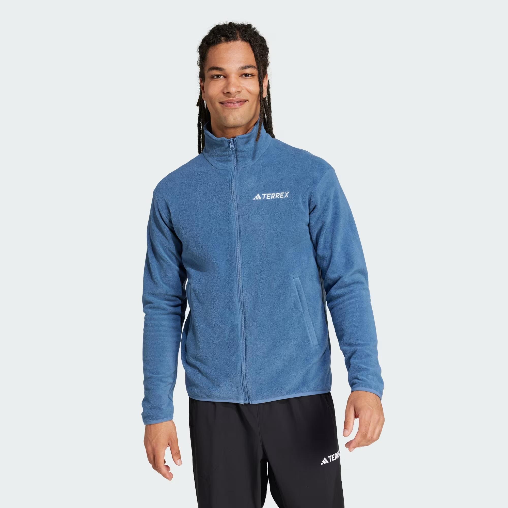 adidas Multi Essentials Full-Zip Fleece Erkek Sweatshirt JP0798