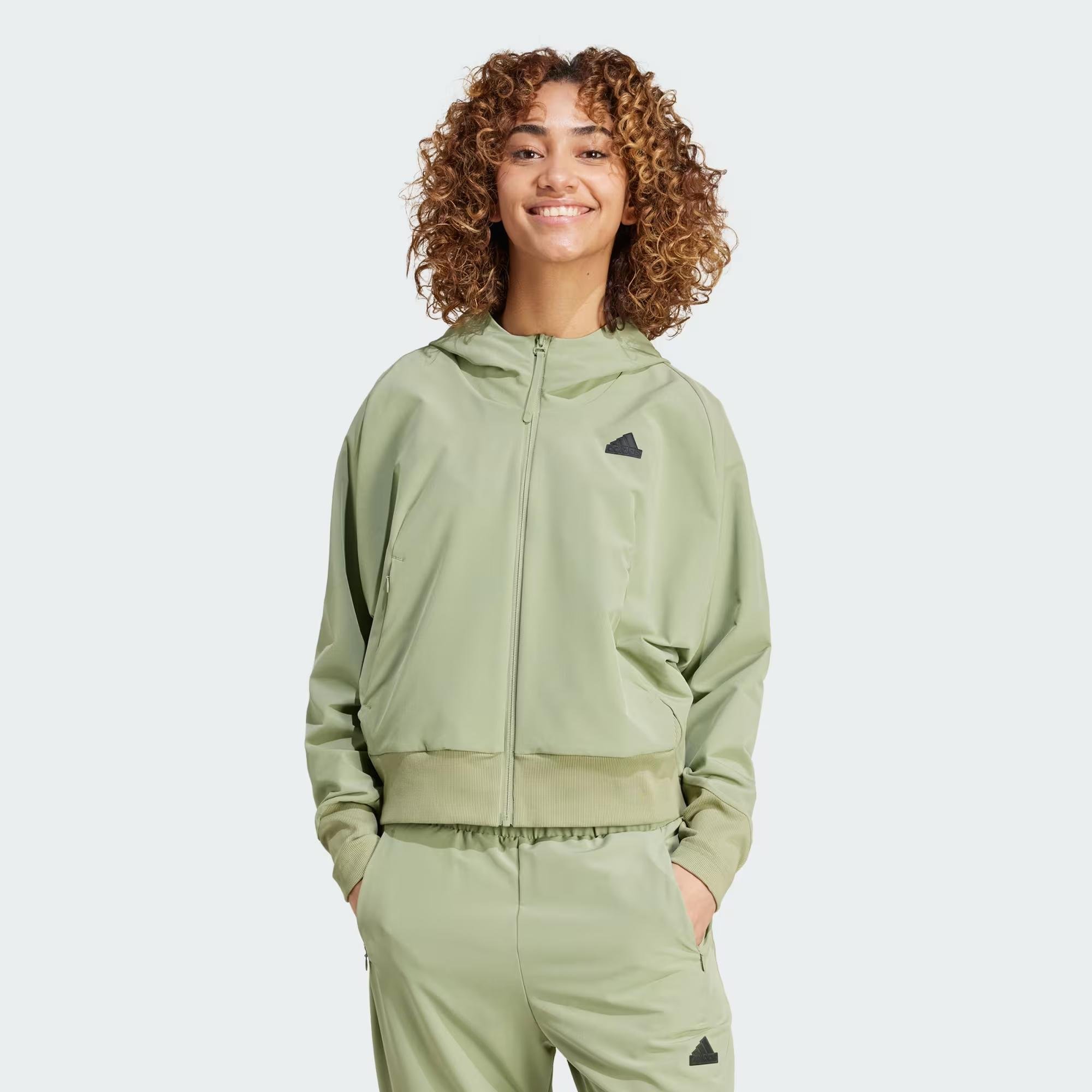 adidas Z.N.E. Woven Full-Zip Kadın Sweatshirt IS9302