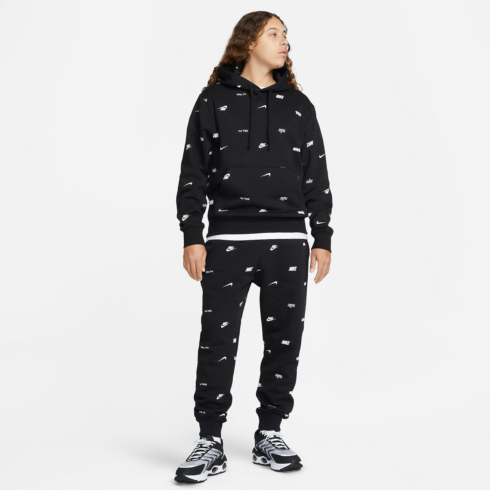 Nike Club Polar Allover Erkek Sweatshirt FB7434 010