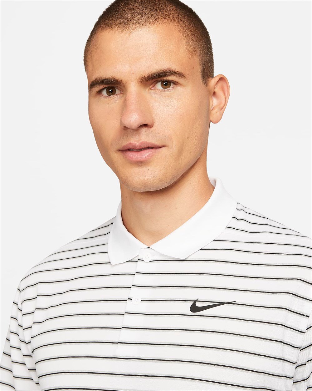 Nike striped golf polo 2025