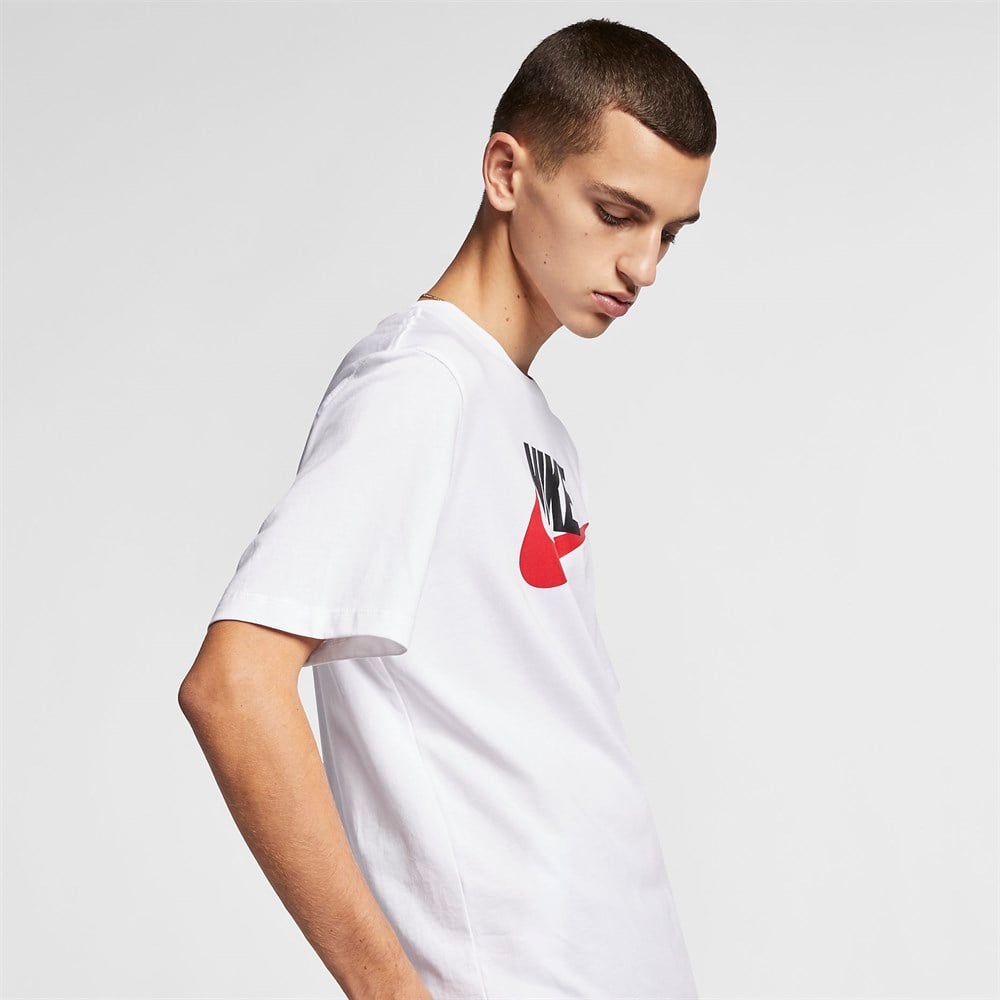 Nike M Nsw Tee Icon Futura Erkek Ti ort AR5004 100