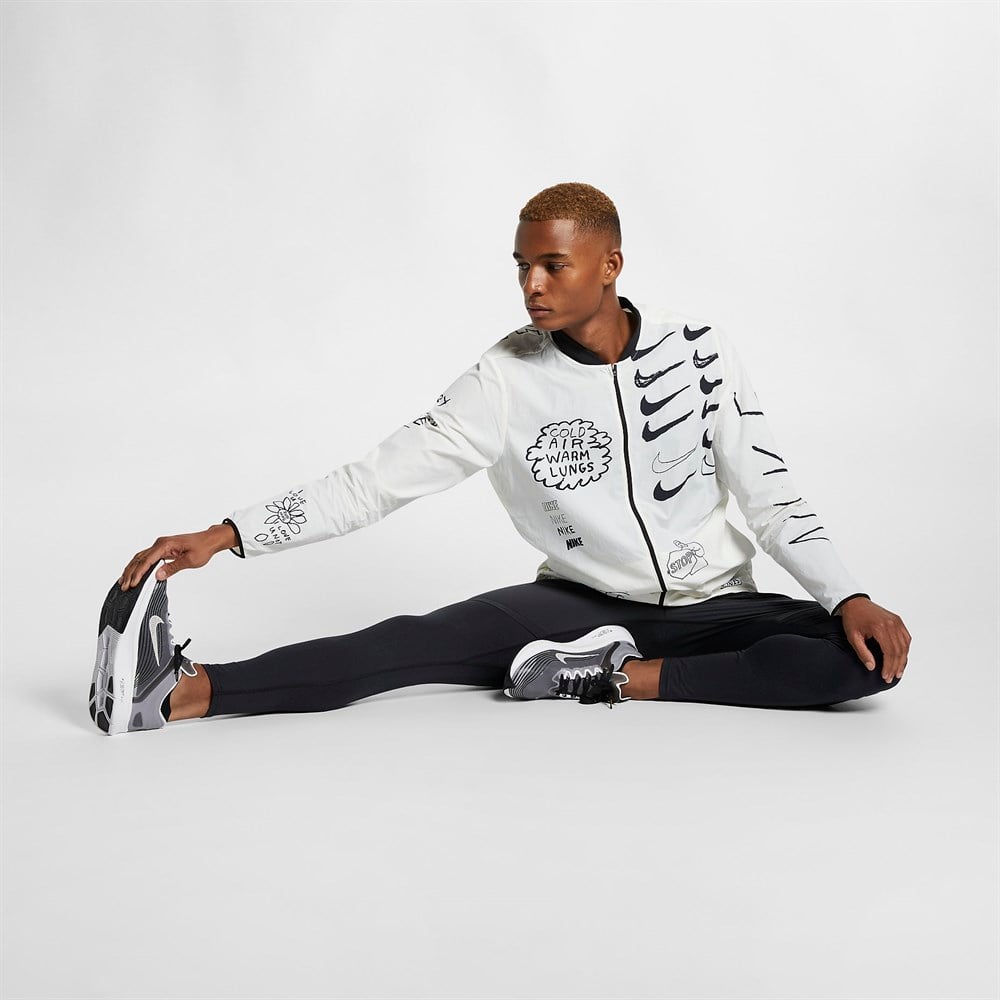 Nike Nathan Bell Run Printed Jacket Erkek Ceket - AJ7759-133