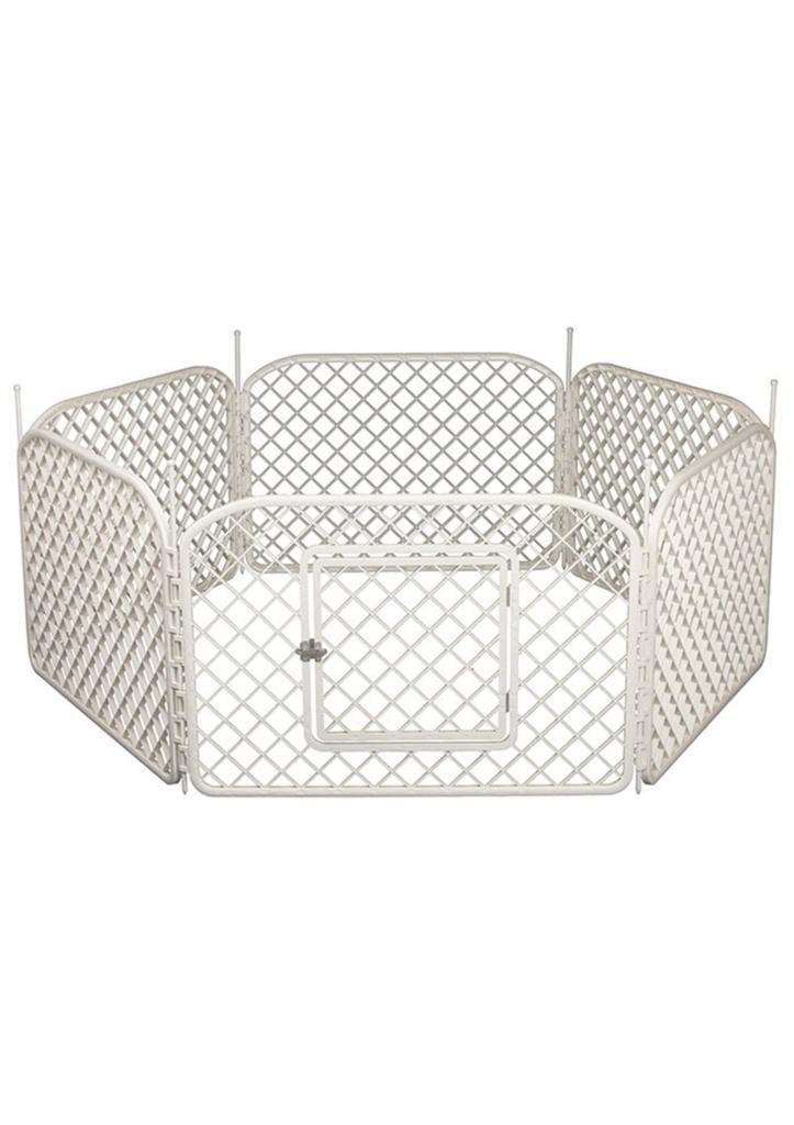 Strong Plastik Köpek Oyun Bahçesi Çiti 6 Panel 90x60cm