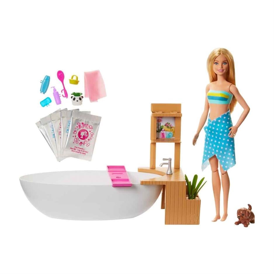 Barbie Wellness Barbie'nin Spa Günü Oyun Seti En ucuz Fiyatlar & Orjinal  Ürün Garantisi ile Otoys'da