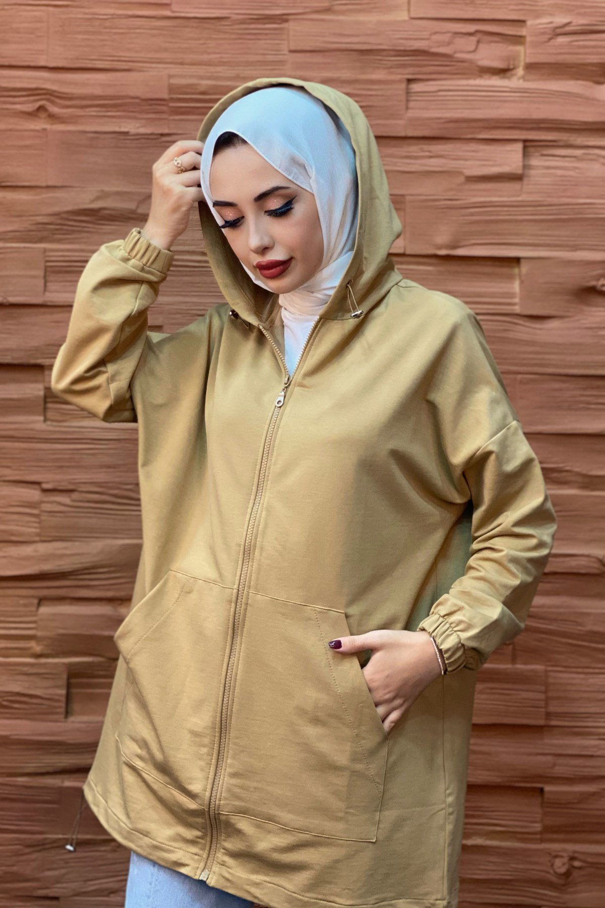 SWEAT KAP ONLU SWEAT FERMUARLI SWEAT