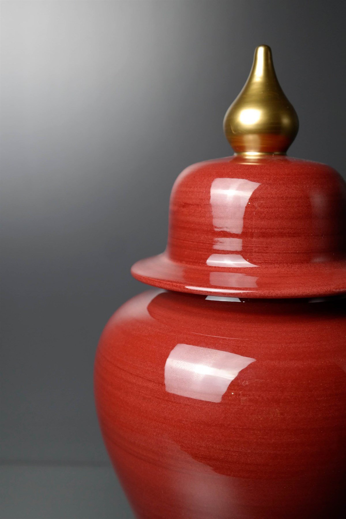 Kırmızı Seramik Dekoratif Şah Küp 38 Cm X 20 Cm Fiyatları | Joy Home  Accessories