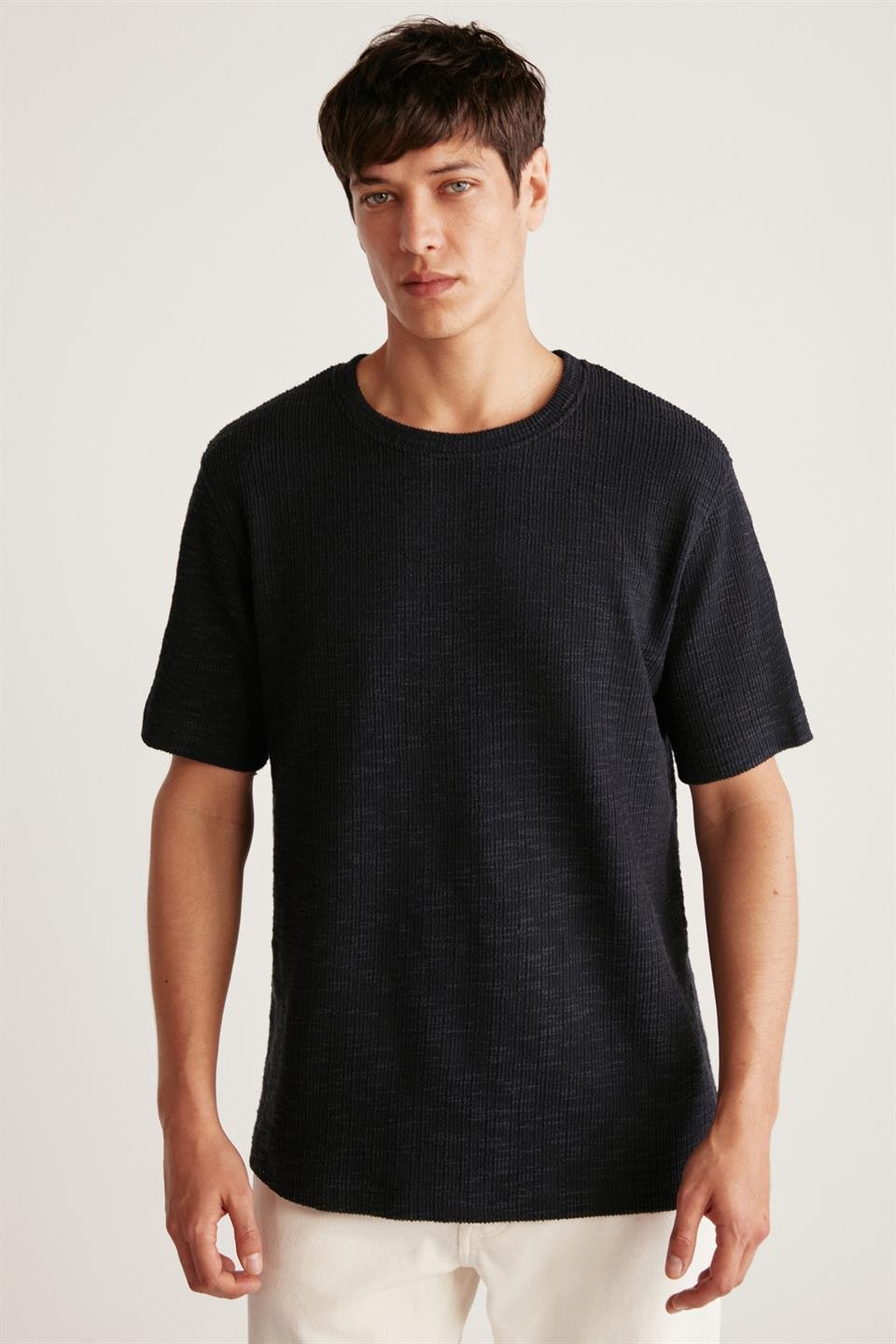 CONNELL Rustik Regular Lacivert T-Shirt | Grimelange