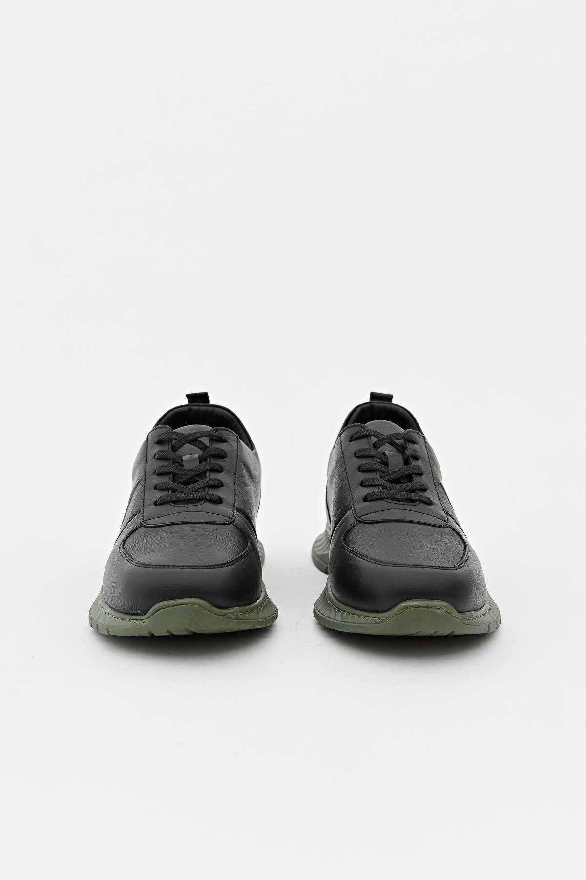 Erkek Sneaker Hakiki Deri Ayakkabı 082Y23K40700
