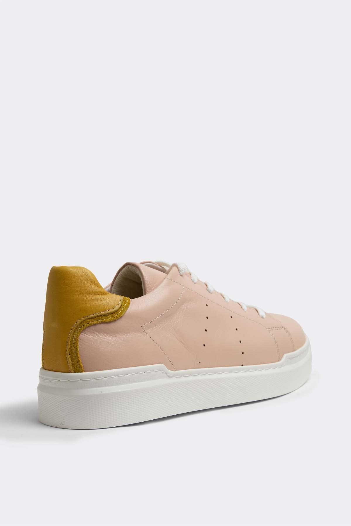 Hakiki Deri Kadın Sneaker Ayakkabı 026Y22K2545