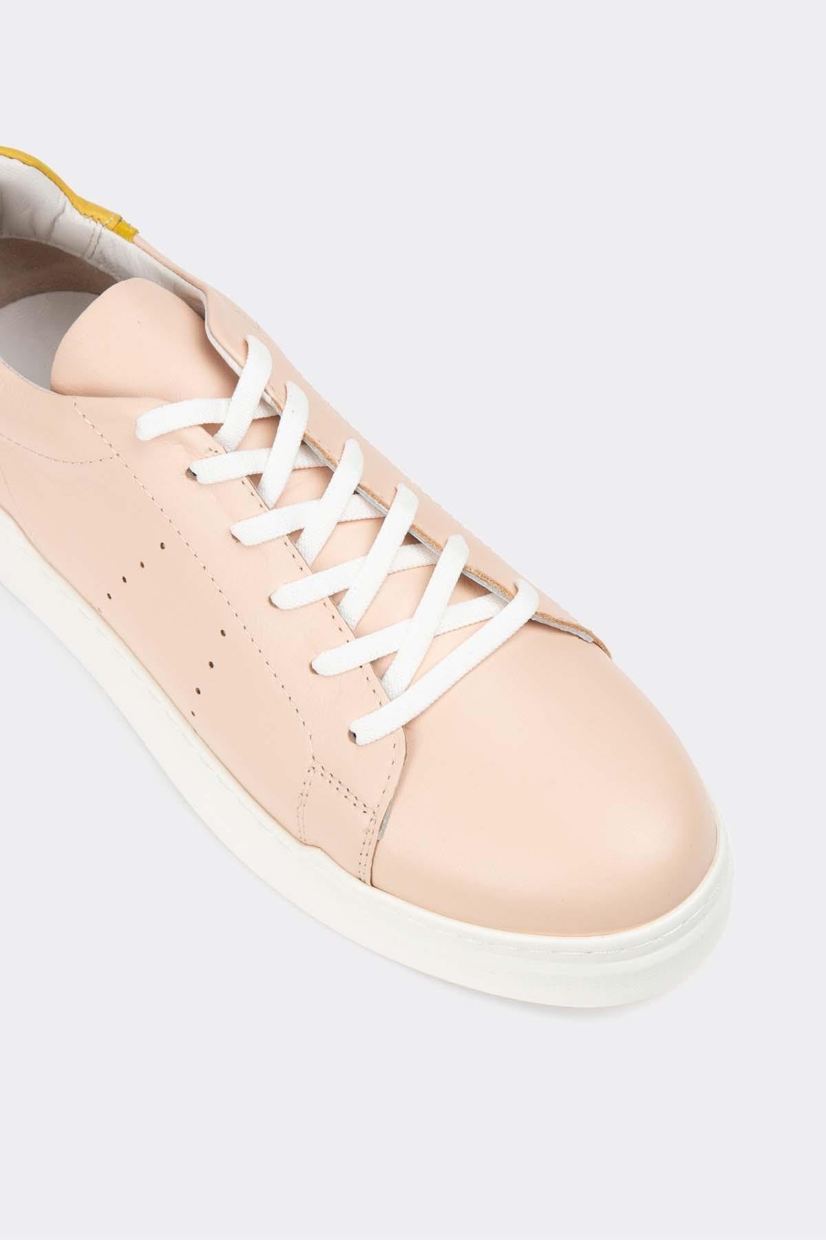 Hakiki Deri Kadın Sneaker Ayakkabı 026Y22K2545