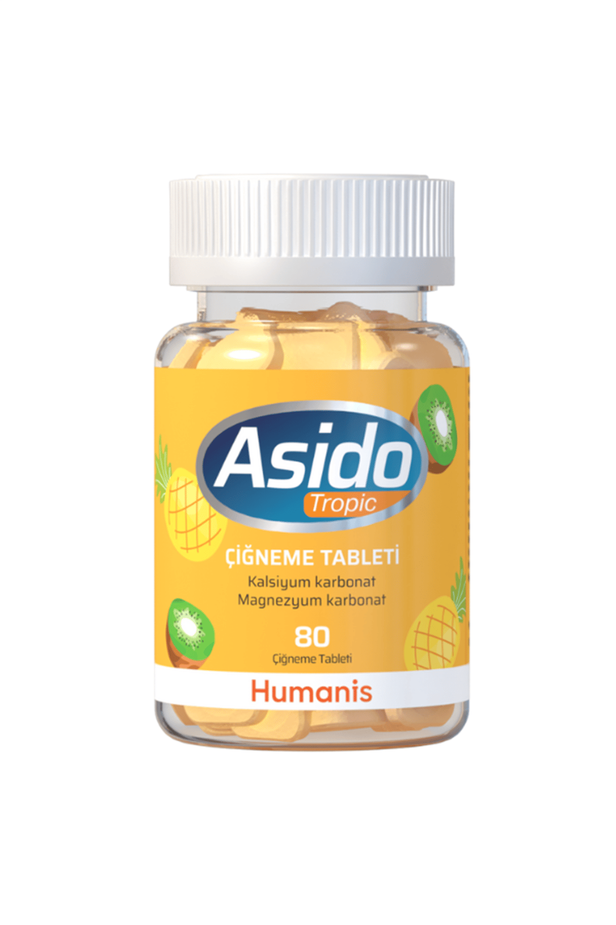 Asido Tropic Mide Asidine Karşı 80 Çiğneme Tableti | ozekpharma.com