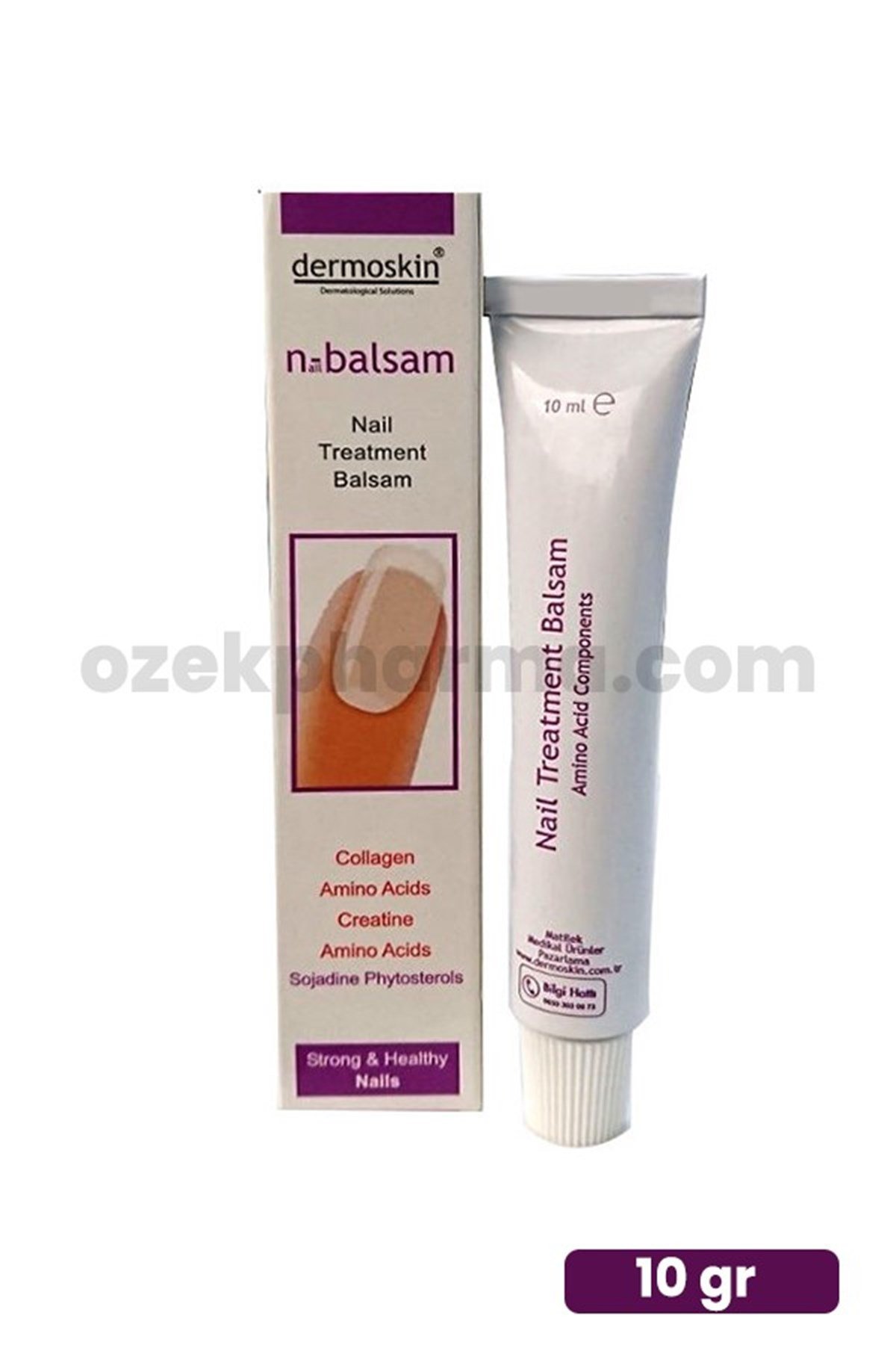 Dermoskin N Balsam Tırnak Bakım Kremi 10ml | ozekpharma.com