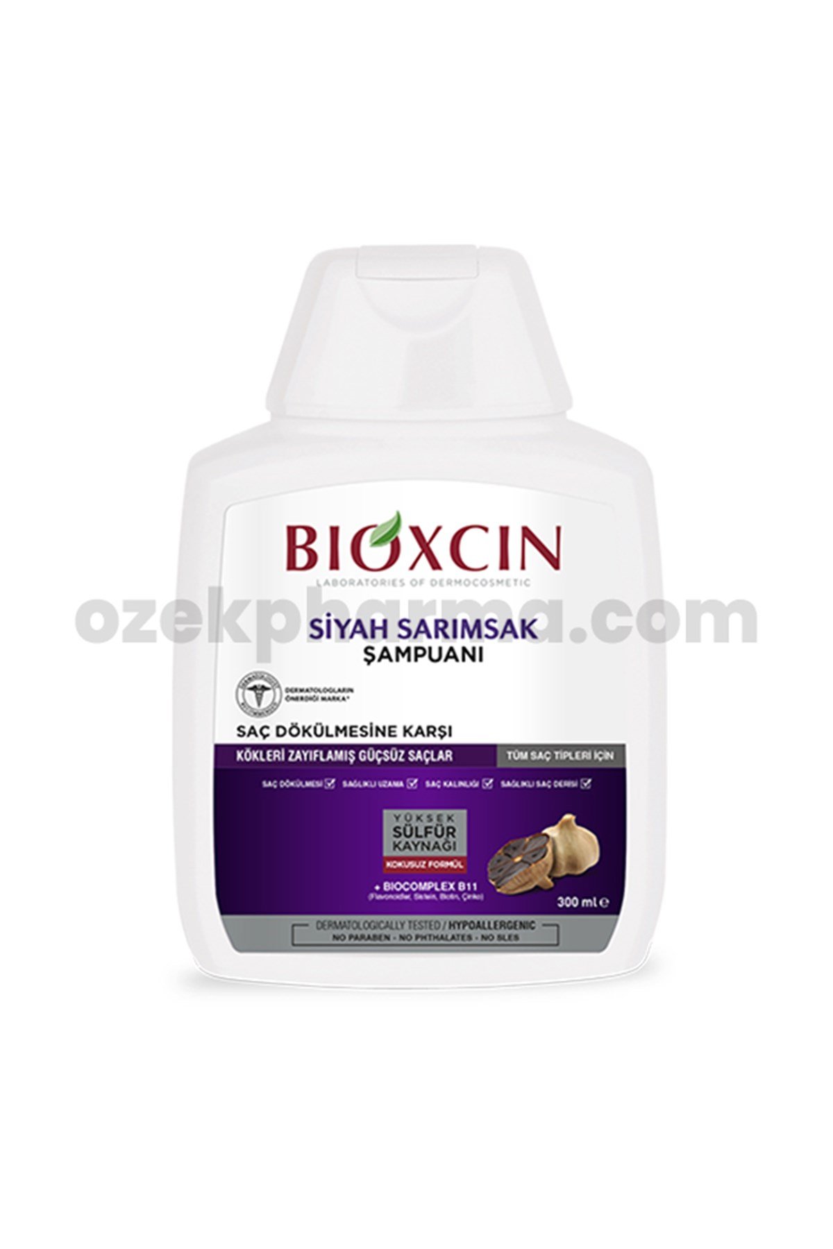 Bioxcin Siyah Sarımsaklı Şampuan 3 Al 2 Öde 3x300ml | ozekpharma.com