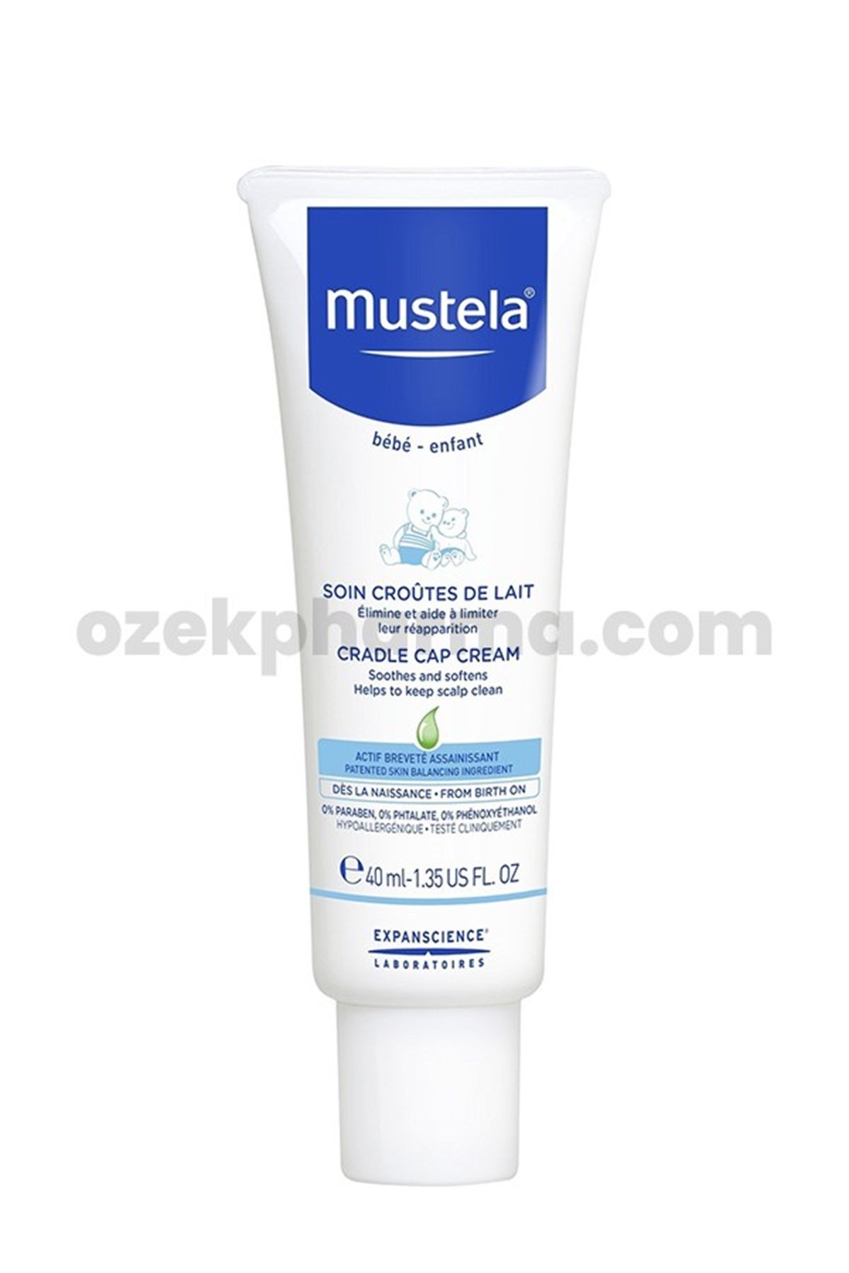 Mustela Cradle Cap Cream 40 ml-Konak Kremi | ozekpharma.com