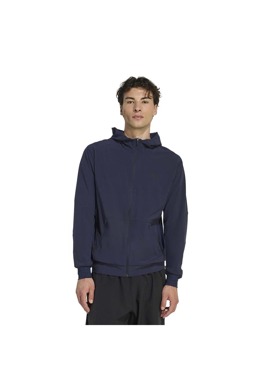 adidas D4T HYBRID FZ H Erkek Mavi Ceket KA4822