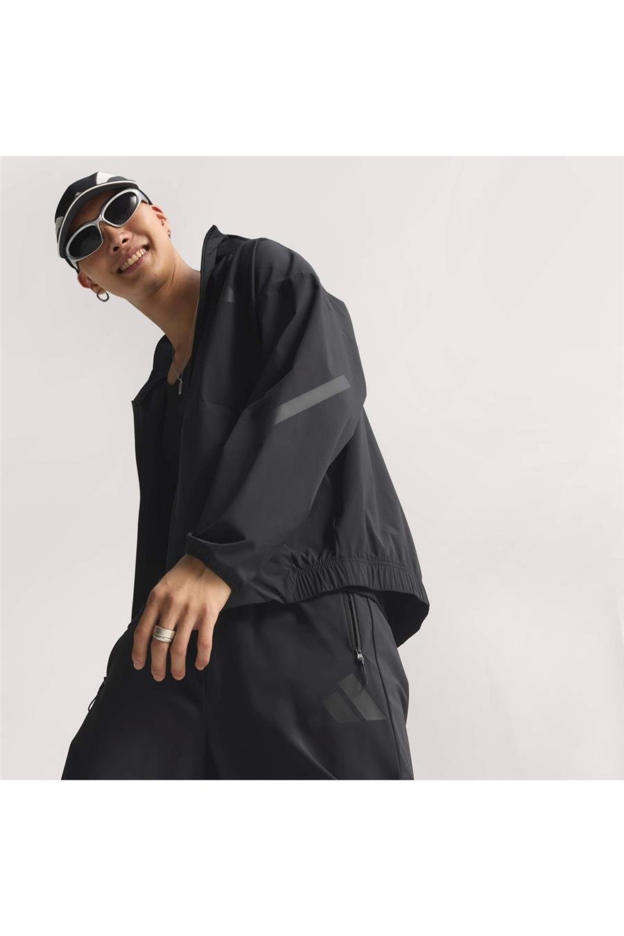 T adidas Terrex Multi Full-Zip Fleece Fermuarlı Üst - Siyah | adidas