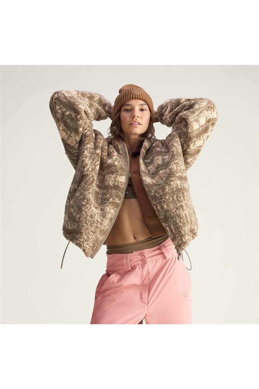 adidas Kadın Bej Mont aSMC PRINT FLZ JM3675