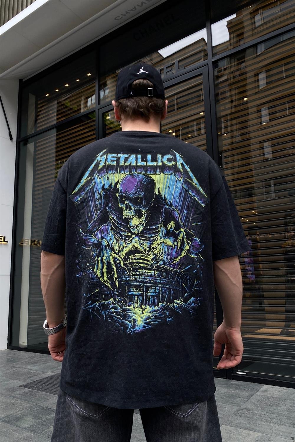 Metallica Acid Wash Oversize Tshirt T656 - Jr.crime